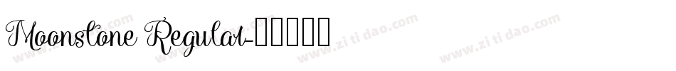 Moonstone Regular字体转换